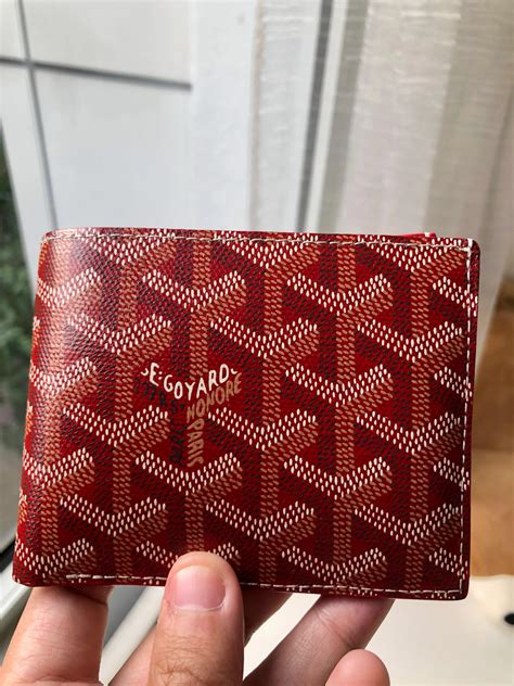 goyard card wallet mens|real goyard wallet.